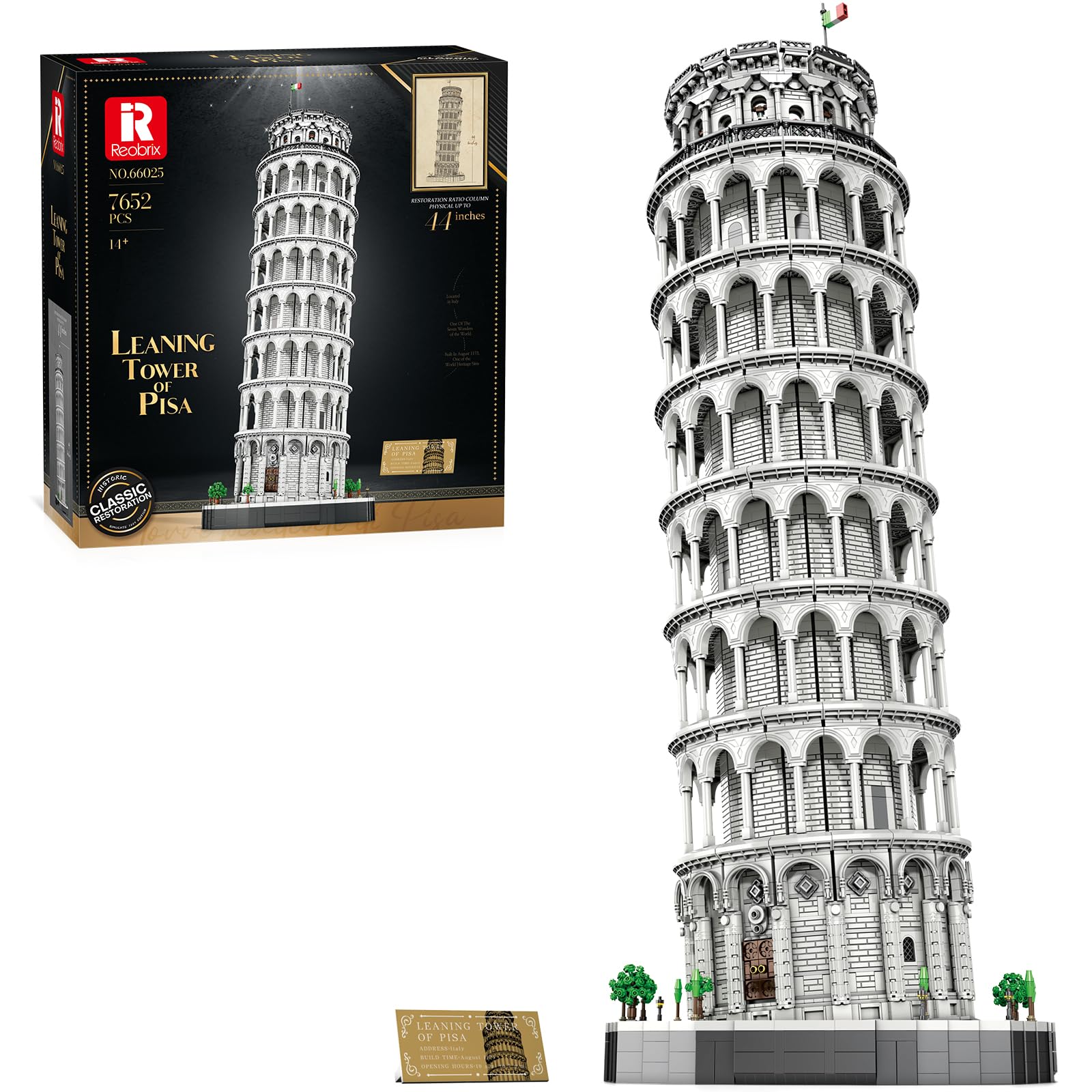 Amazon.com: Reobrix Leaning Tower of Pisa Building Block Sets for Amazon.com: Reobrix Leaning Tower of Pisa Building Block Sets for